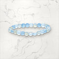 Bracelet pierres rondes Citrine, Topaze, Cristal de Roche
