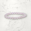 Bracelet pierres rondes Quartz Rose