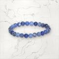 Bracelet pierres rondes Sodalite 6 mm
