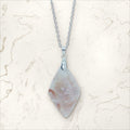 Pendentif Agate Fleur de cerisier