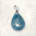 Pendentif Apatite Bleue