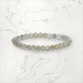 Bracelet pierres rondes Labradorite AA 6 mm