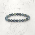Bracelet pierres rondes Serpentine
