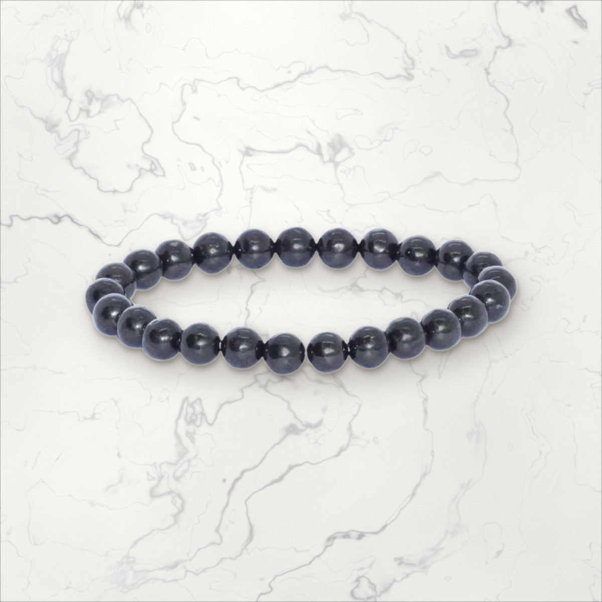 Bracelet pierres rondes Shungite