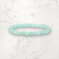 Bracelet pierres rondes Jade 6 mm (2)