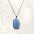 Pendentif Calcédoine bleue (2)