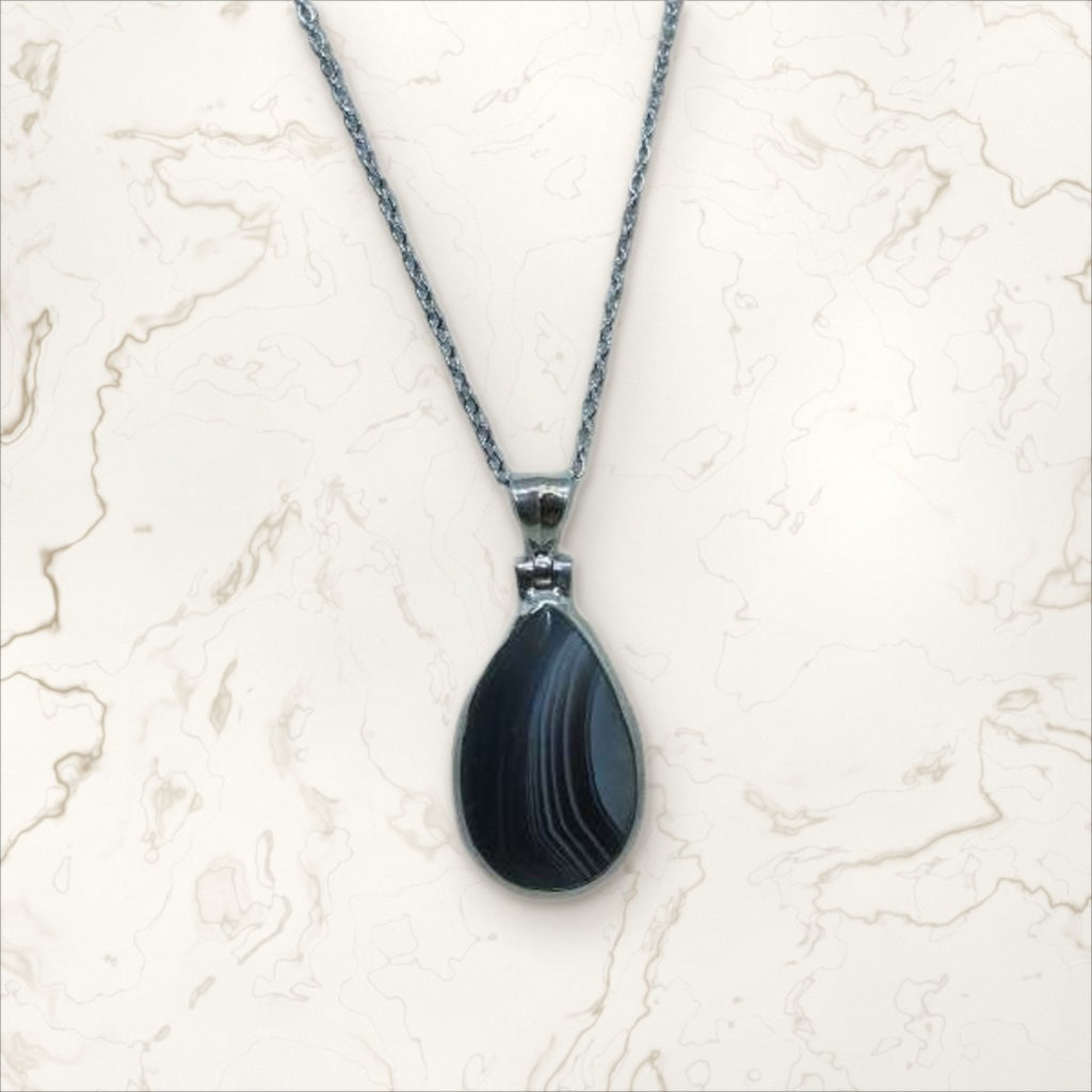 Pendentif Agate Botswana