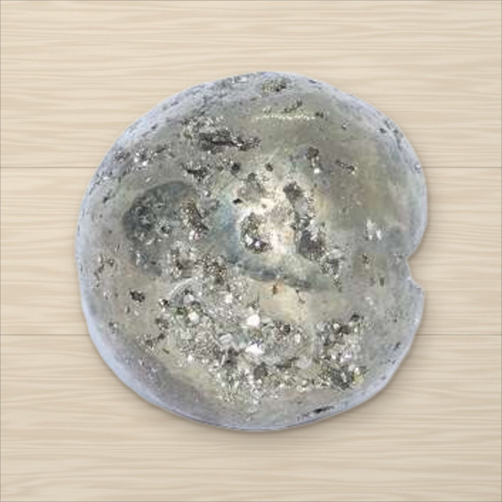 Pierre roulée Pyrite