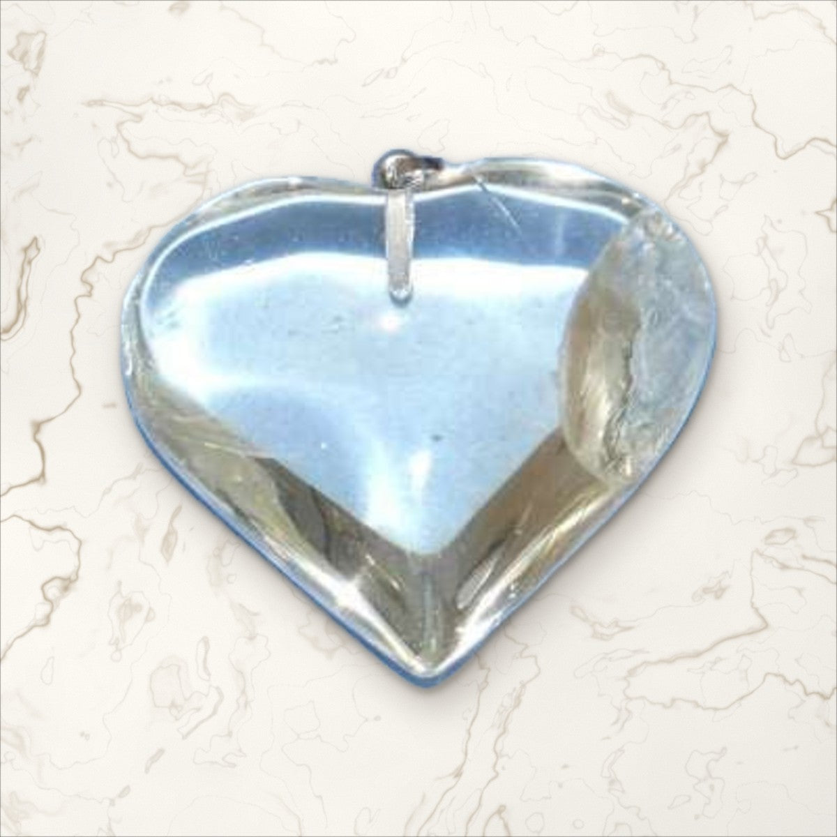 Pendentif Citrine Naturelle cœur