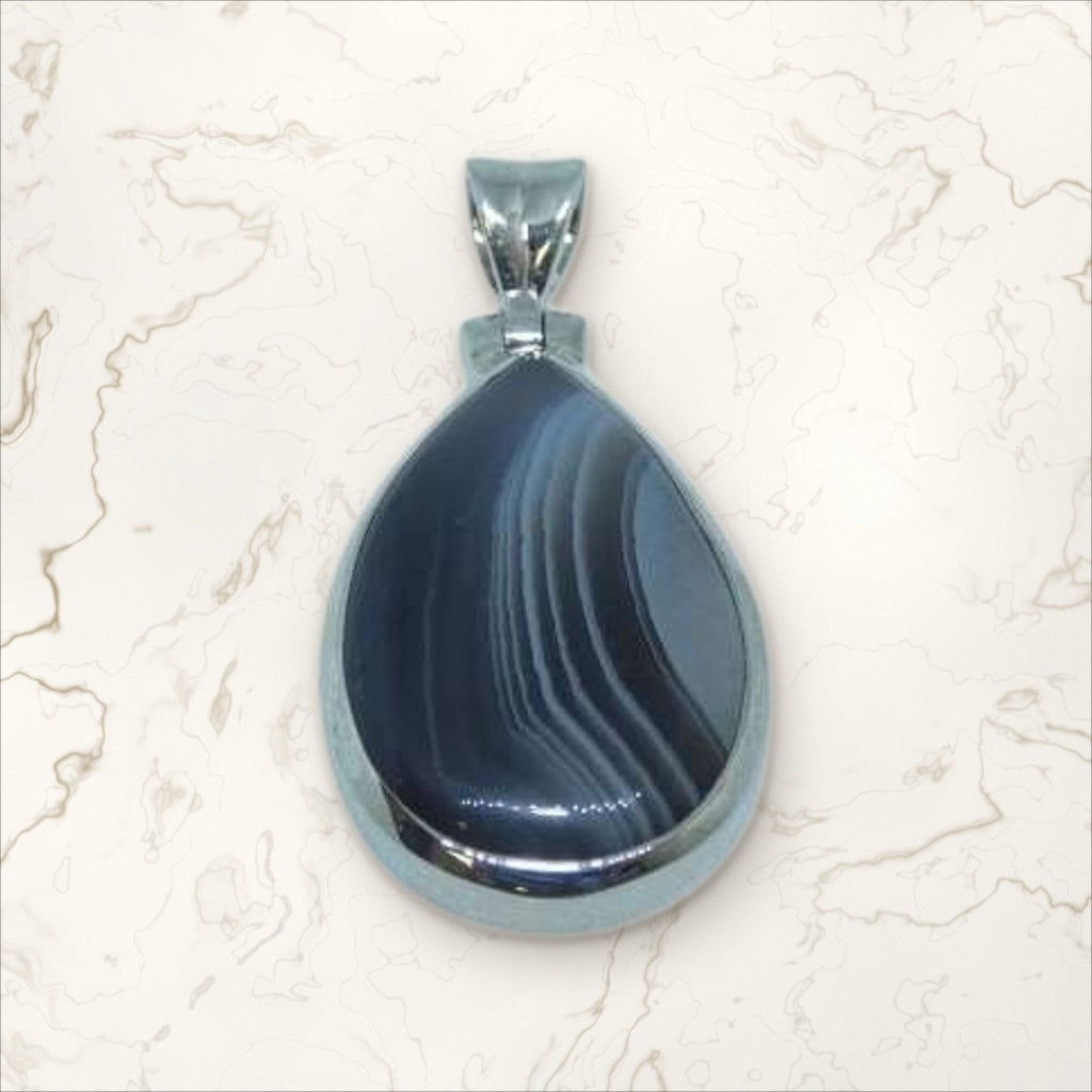 Pendentif Agate Botswana