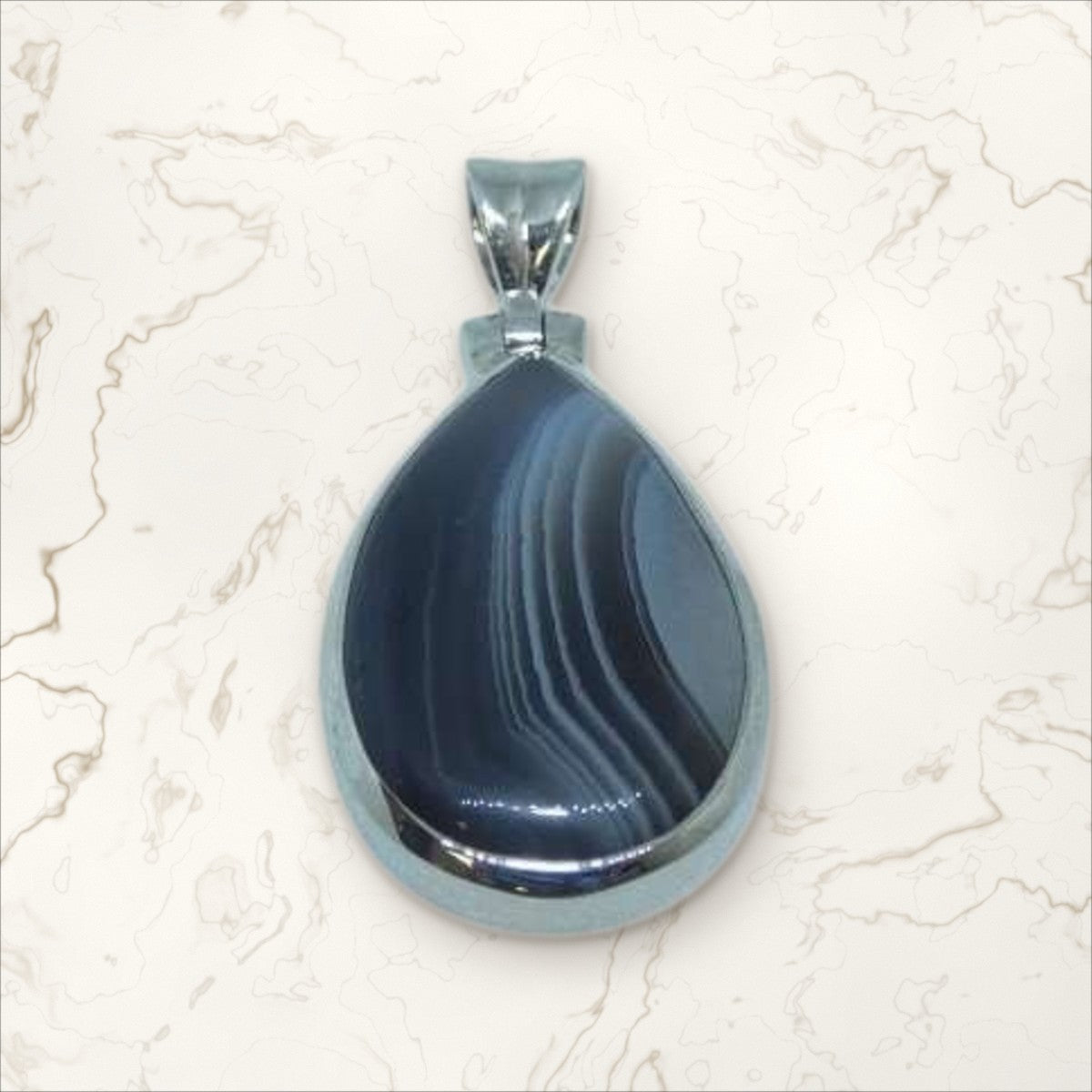 Pendentif Agate Botswana