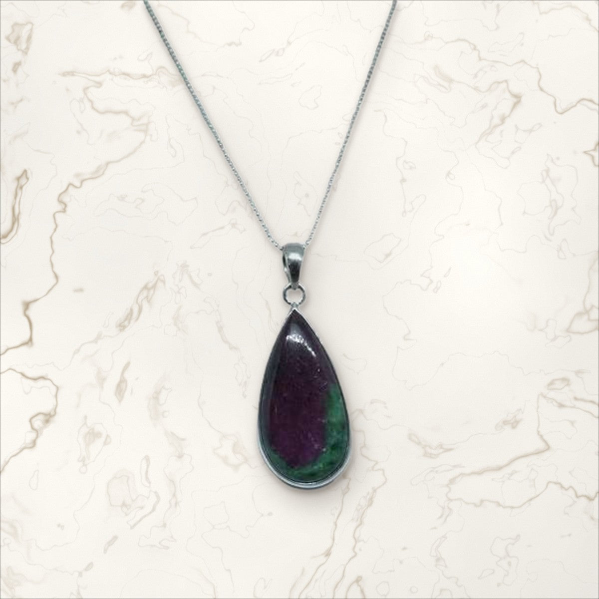 Pendentif Rubis Zoïsite