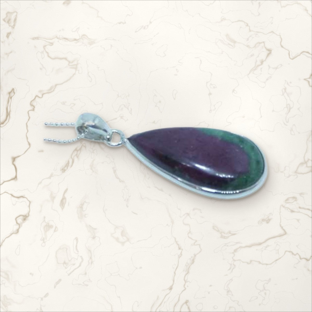 Pendentif Rubis Zoïsite