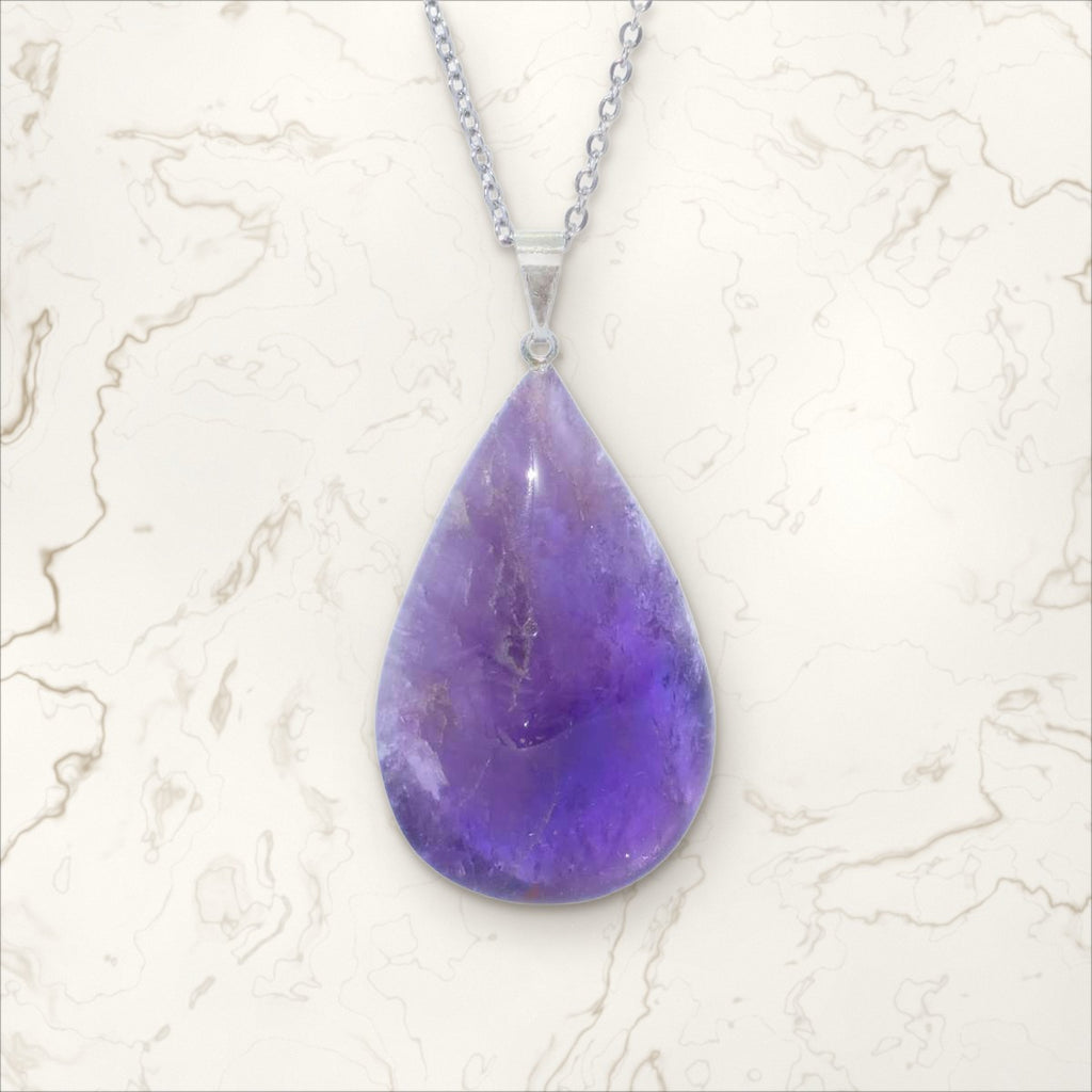 Pendentif Améthyste goutte