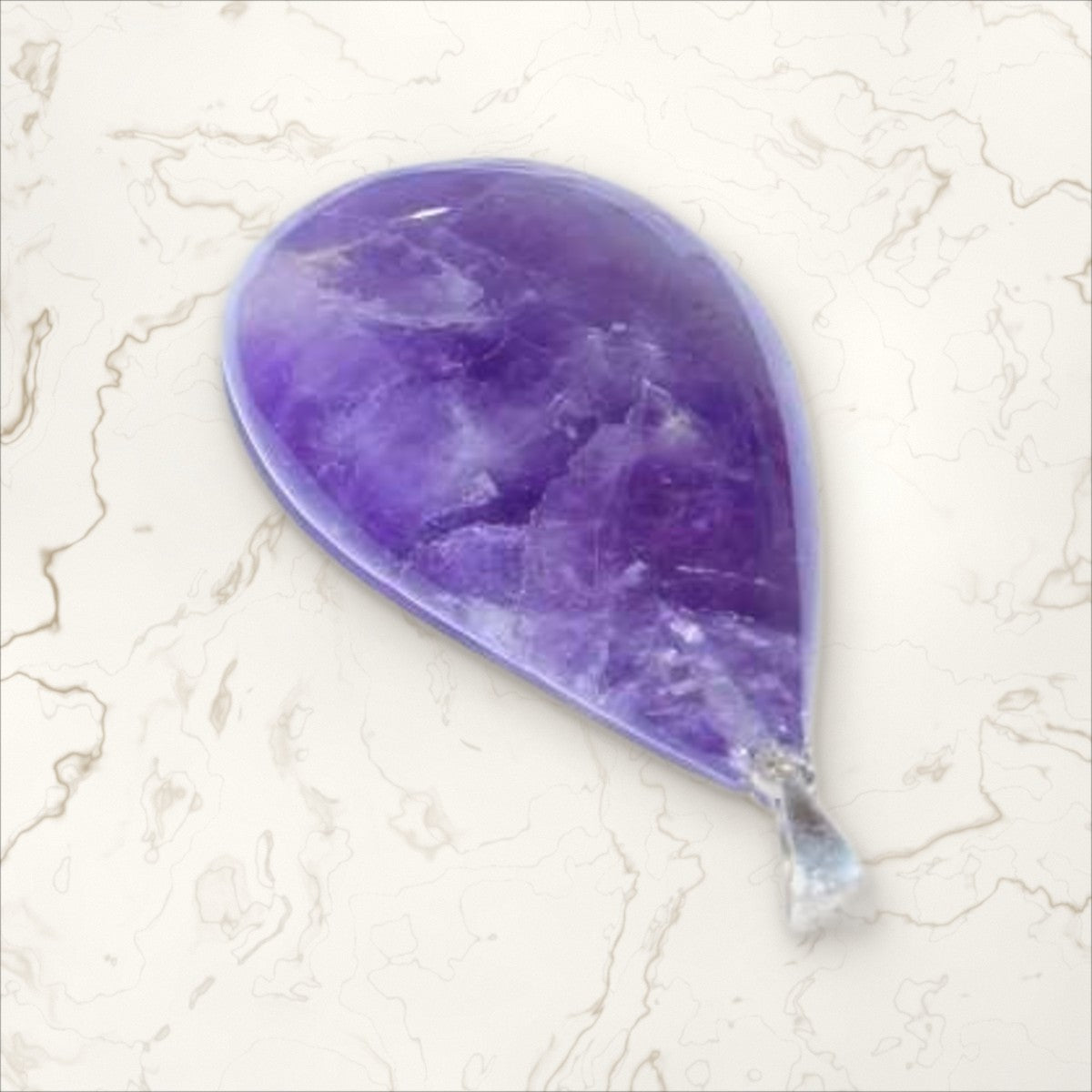Pendentif Améthyste goutte