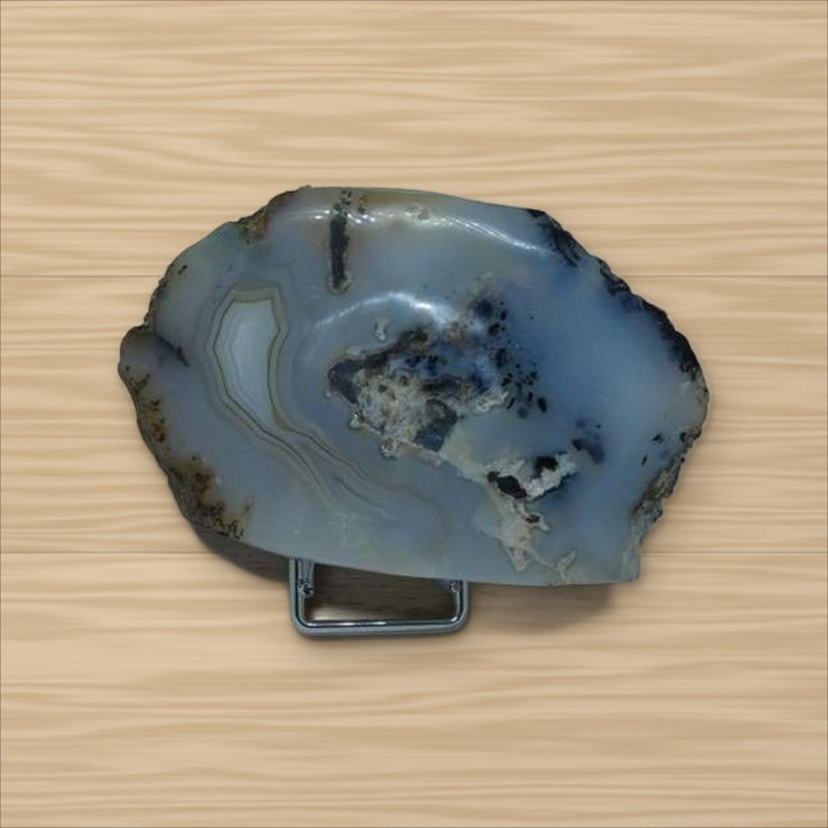 Tranche d'Agate Naturelle