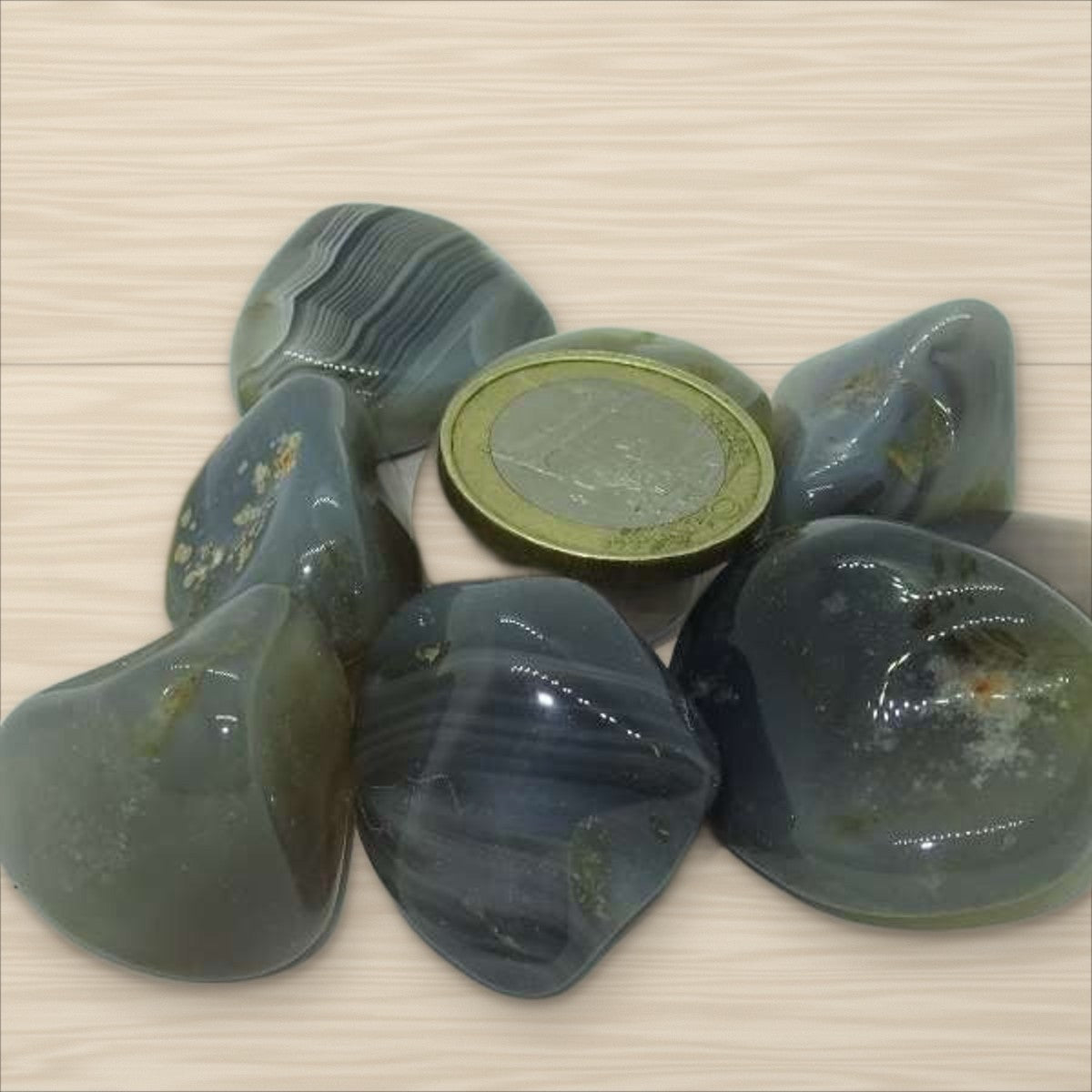 Pierre roulée Agate du Botswana