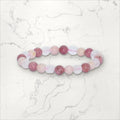 Bracelet pierres rondes Amour