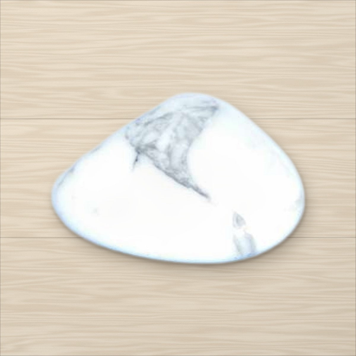 Pierre roulée Howlite Blanc