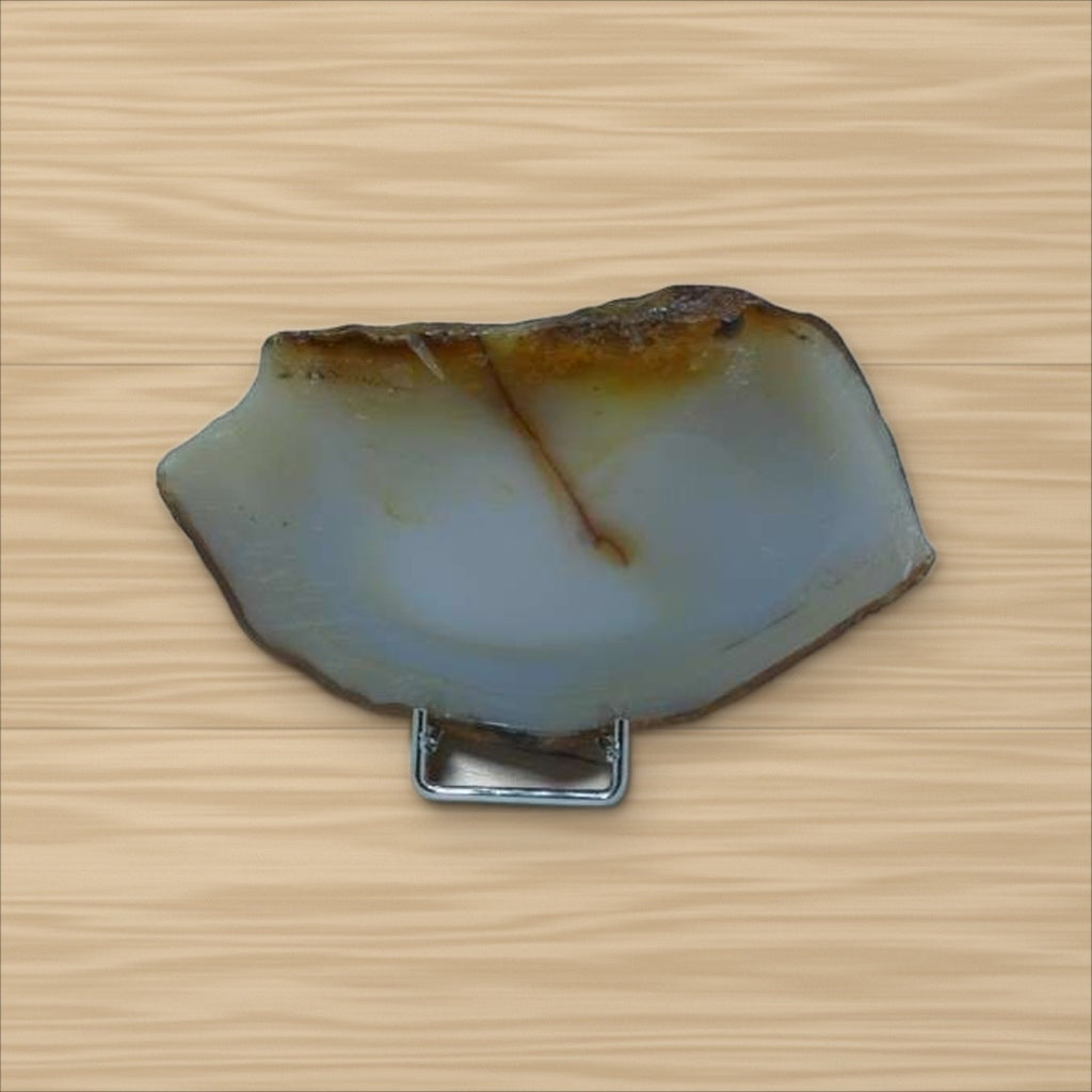 Tranche d'Agate Naturelle (2)