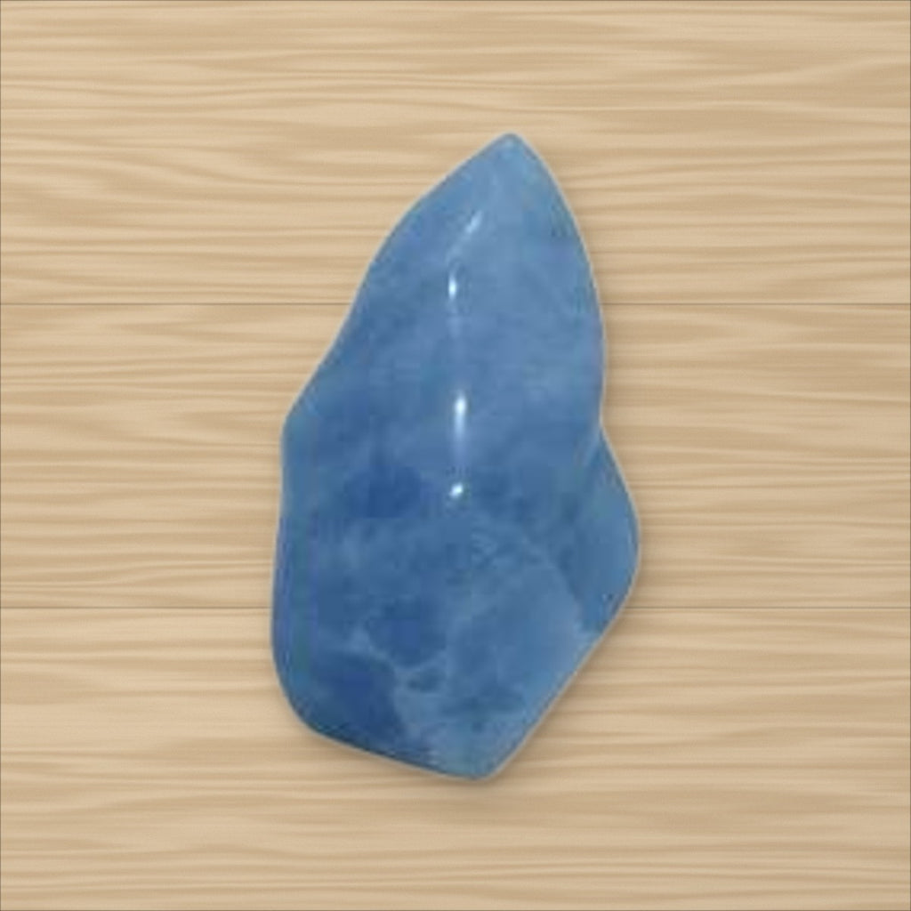 Calcite bleue flamme