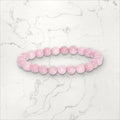 Bracelet pierres rondes Rhodochrosite (1)