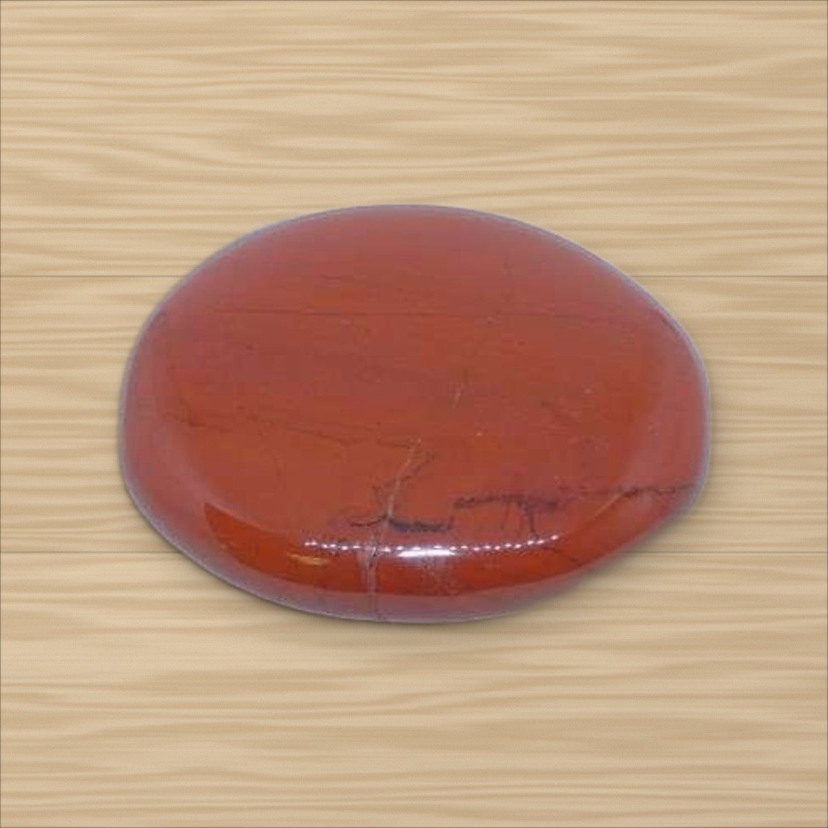 Galets Jaspe Rouge plats