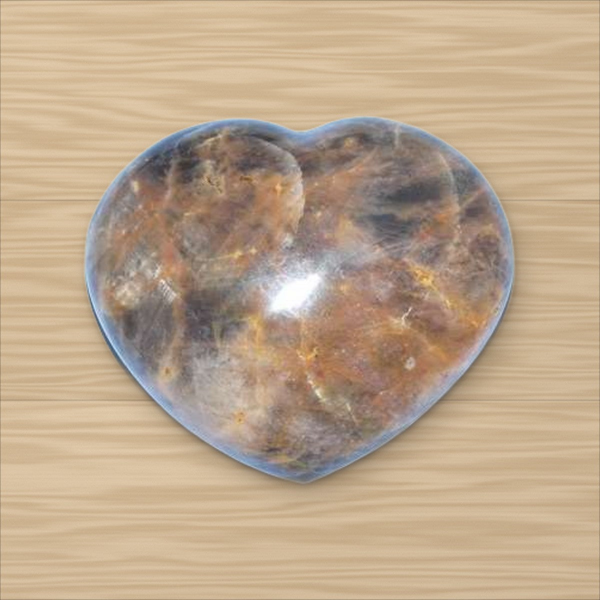 Coeur Pierre de Lune noire