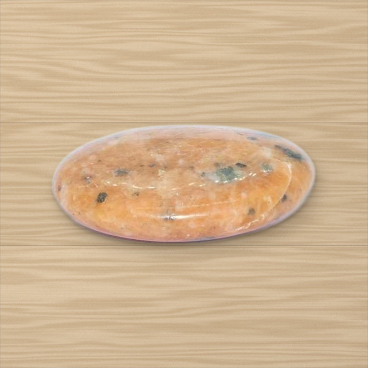 Galet Calcite orange