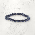 Bracelet pierres rondes Obsidienne
