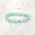 Bracelet pierres rondes Jade vert ( Myanmar)