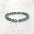 Bracelet pierres rondes Labradorite AA
