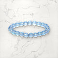 Bracelet pierres rondes Aqua Aura