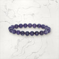 Bracelet pierres rondes Lépidolite
