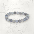 Bracelet pierres rondes Pierre de Lune noire