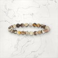 Bracelet pierres rondes Agate d'Australie