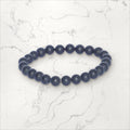 Bracelet pierres rondes Onyx Mat